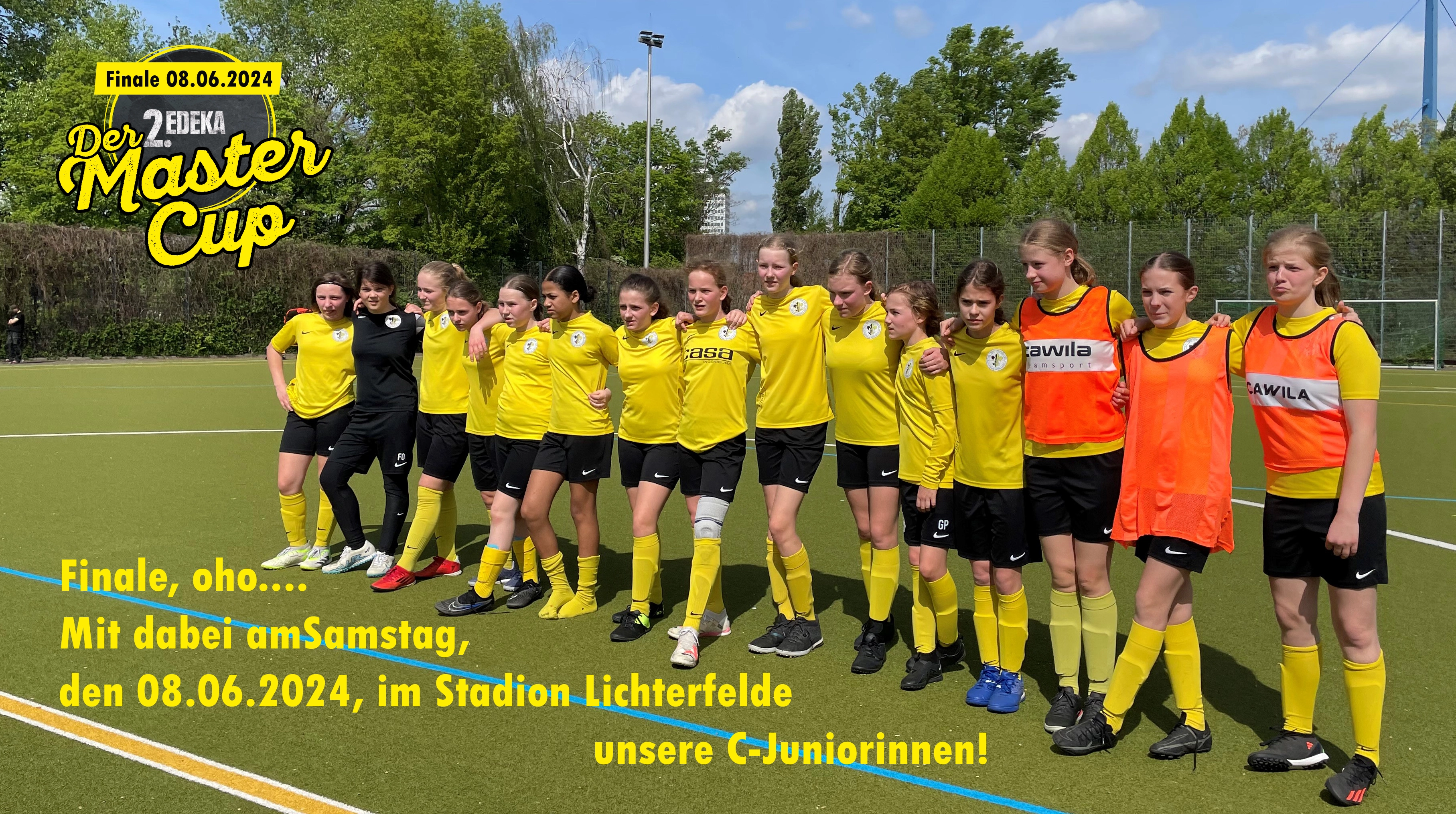 C-Juniorinnen im Finale des Edeka Master Cups