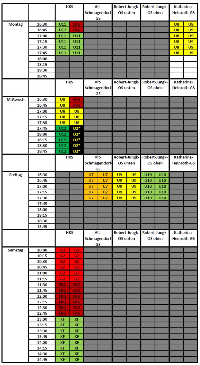HALLENPLAN